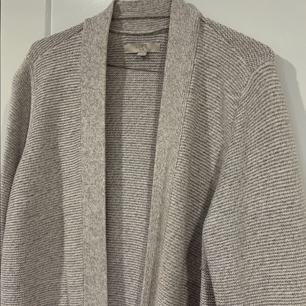 LOFT Plus Womens Long Sleeve Cardigan 16/18 - Picture 3 of 7